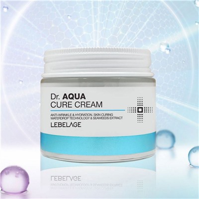 Lebelage Антивозрастной крем для обезвоженной кожи с морскими водорослями / Dr. Aqua Cure Cream, 70 мл